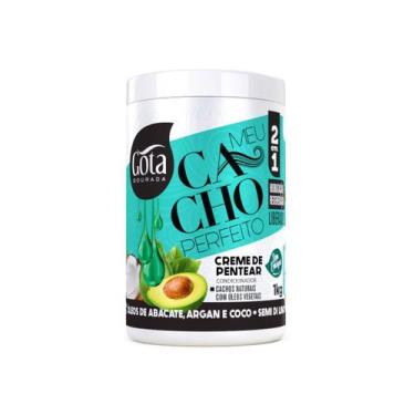 Imagem de Creme de Pentear Cacheado Hidratação e Regeneração 1kg - Gota Dourada,