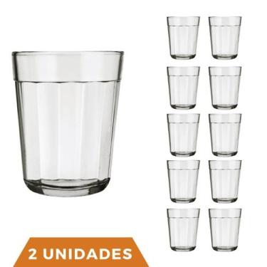 Imagem de 10 Copos Vidro Cachaça Americano Dose Shot 45ml Pinga Nadir - NADIR FI