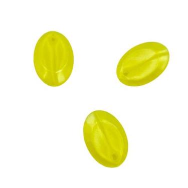Imagem de Pingente Lentilha Amarelo Claro 18x13mm 10pçs Bijuteria 7g - Macall
