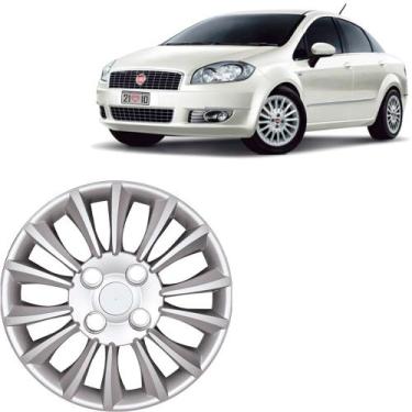 Imagem de Calota Fiat Linea 2006 2007 a 2016 Aro 14 Parafuso - GRID