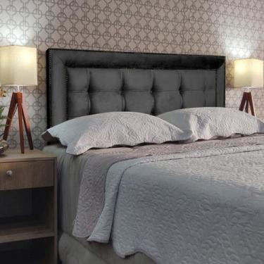 Imagem de Cabeceira Cama King Lexus Diamond 2 Suede Cinza 120 RBL
