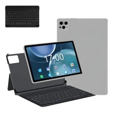 Imagem de Tablet X19 Pro 10.1 Polegadas, 64GB + 4GB RAM, Android 12, 5G, Wi-Fi, Teclado + Capa Inclusos, Cinza