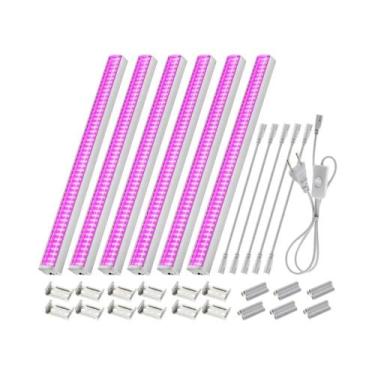 Imagem de Barra De Luz LED SMD2835 Roxa Vermelha Tipo Sol Para Cultivo DIY 4000K