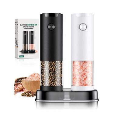 Imagem de Conjunto elétrico de moedor de sal e pimenta de ioion com LED (pacote 