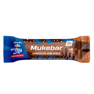 Imagem de Barra Proteína +Mu Mukebar com 15g de Proteína Chocolate com Avelã 60g