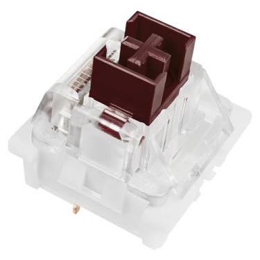 Imagem de outemu Interruptores marrons, interruptores táteis/RGB/à prova de poeira de 3 pinos para teclado mecânico de jogos - compatível com Cherry MX Switches-Pack 72