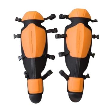 Imagem de Ioensy 2 peças de joelheiras de jardinagem com alça ajustável, acessório multifuncional para aparar caneleiras para limpeza de piso de motocicleta