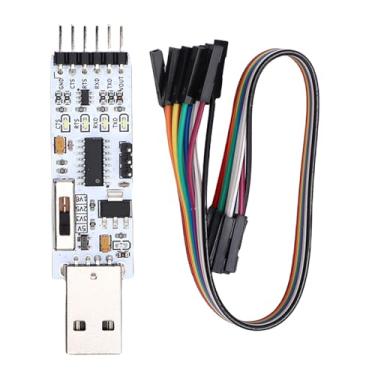 Imagem de Jectse Módulo de Conversor Serial de USB a TTL CH343G, Suporte Ao Adaptador de Conversor Serial 5V 3,3V 2,5V Níveis de TTL de 1,8V, Indicadores de Energia e Indicadores de Sinal para