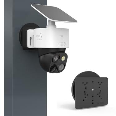 Imagem de OkeMeeo Suporte magnético para câmera PTZ para câmera Eufy SoloCam S340/SoloCam E30, AOSU SolarCam D1 SE/Max, SEHMUA 2K/ Reolink Argus PT Camera, ANSQUE GU01/SA01, Tapo Outdoor Pan/Tilt e mais (preto)