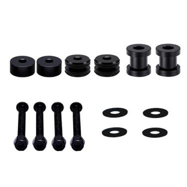 Imagem de TCMI Kit de ferragens de ancoragem para motocicleta Sissy Bar para Harley Touring FLSTC FXSTSB FXSTS FXSTC FLSTF FXST FXSTB FLSTN 1984-2025 Preto #2