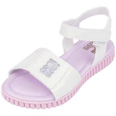 Imagem de Sandalia Infantil Menina Candy Ursinho Leve Conforto Pampili-Feminino
