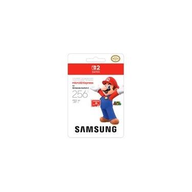 Imagem de Cartão Samsung microSD 256GB Express para Nintendo Switch 2