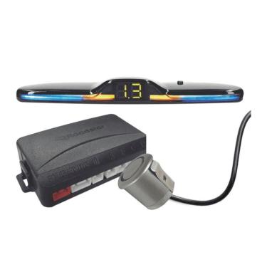 Imagem de Sensor De Estacionamento Roadstar Rs308br Com 4 Sensores E Display Indicador De Distancia Preto