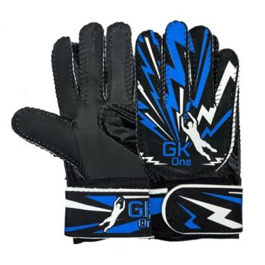 Imagem de Luva de Futebol Infantil GK One (Azul, Pequeno)