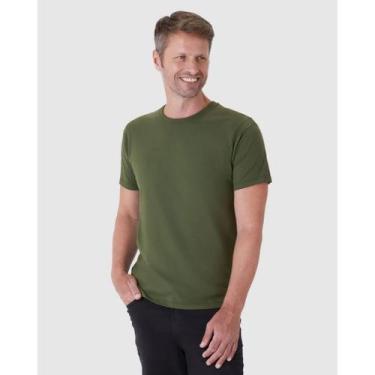 Imagem de Camiseta Básica Masculina Malwee Ref. 04423, Verde 5, M