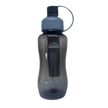 Imagem de Garrafa plástica 600 ml colors Imporiente, Preto