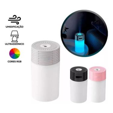 Imagem de Mini Umidificador Difusor Ar Portátil Usb - B-max, Cinza