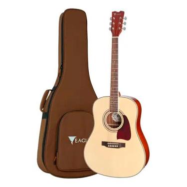 Imagem de Violão Eletroacústico Eagle Ch888 Folk Aço Natural