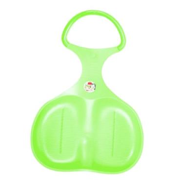 Imagem de Generic Prancha de trenó de neve para crianças, trenó deslizante de grama, tobogã com alça ergonômica, leve, 15 polegadas x 22 polegadas x 6 polegadas, Verde