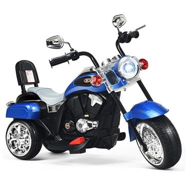 Imagem de Moto Elétrica Infantil HONEY JOY a Bateria 6V 3 Rodas com Sons e Luzes, Idade Rec 3 a 5...