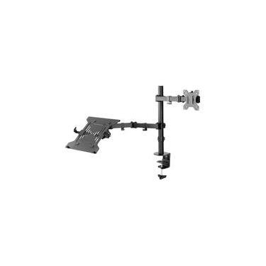 Imagem de Suporte PCYes para Monitor e Notebook, Articulação Dupla - PLMSMN1A