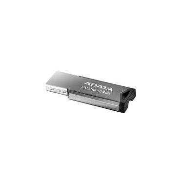 Imagem de Pen Drive 64GB Adata AUV250, USB 2.0, Metal - AUV250-64G-RBK
