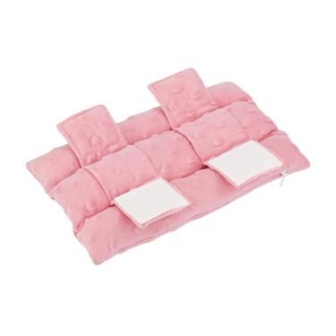 Imagem de KiBcsLic Almofada de alça para tipoia de braço, almofada de pescoço acolchoada para adultos unissex, leve e confortável, suporte de ombro, Rosa