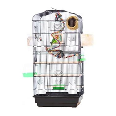 Imagem de Gaiola universal para pássaros, gaiola de pássaro, grande, capa de gaiola de pássaro, moldura extragrande, adequada para papagaios e outros pássaros, gaiola de papagaio