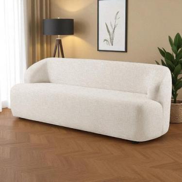 Imagem de Sofá Fixo Noah 3 Lugares Luxo 2,20m Castellar Móbile