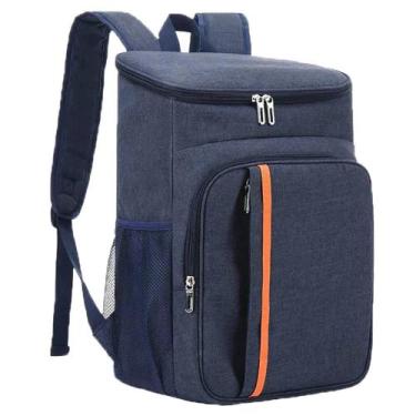 Imagem de Bolsa Mochila Térmica 23L Grande Capacidade Cooler para Bebidas e Alim