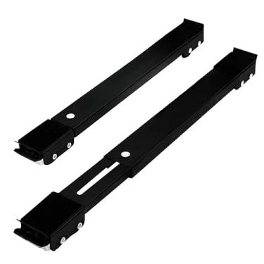 Imagem de Aparelho Movedor Móveis Suporte De Base Com Rodinha Para Geladeira Fogão E Máquina De Lavar Lousa Base Carrinho (PRETO)