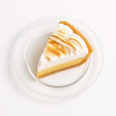 Imagem de Jogo 04 Pratos Sobremesa Cristal Bolinhas Transparente 20cm - Wolff