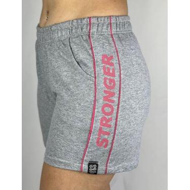 Imagem de Shorts Moletom Feminino Tookas, Mescla claro, G