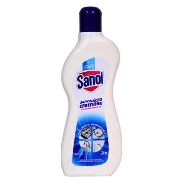 Imagem de Limpador multiuso cremoso classico saponacio 200ml sanol