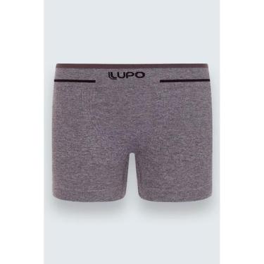 Imagem de Cueca Boxer Infantil Lupo 00137-010 Poliamida T. P/GG, G, 8000, Cinza 