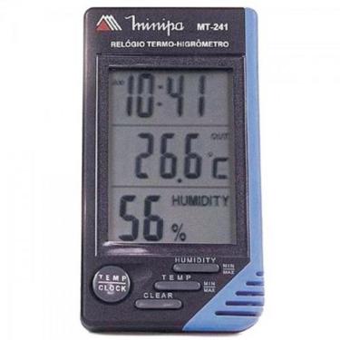 Imagem de Relogio Termo-Higrometro Mt-241 Minipa