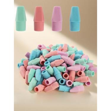 Imagem de Borrachas de lápis a granel - Pacote com 100 borrachas fofas para material de escritório
