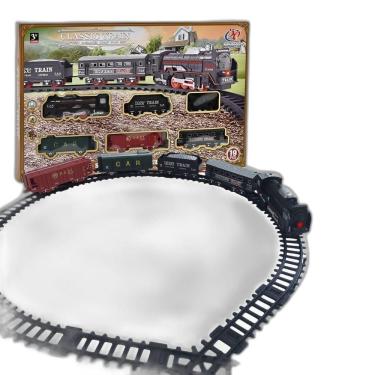 Imagem de Trem De Brinquedo Locomotiva Menino Menina Com Som E Luz