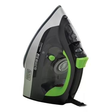 Imagem de Ferro de passar a vapor Black+Decker FX2700 cor preto e verde 220V