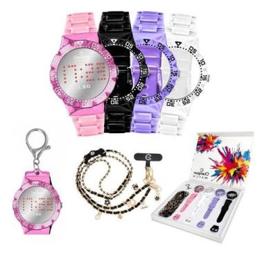 Imagem de Relógio Digital Champion Troca Pulseiras CP40977C Prova D'Água 100m