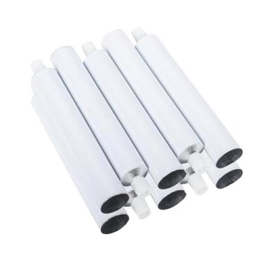 Imagem de predolo 10 tubos de tinta a óleo vazios recarregáveis, embalagem de 30 ml, tubos de pasta de dente de alumínio vazios para cremes para as mãos, aquarelas faça