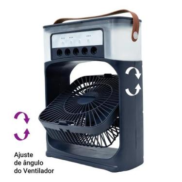 Imagem de Climatizador e Umidificador de Ar Portátil USB 3 em 1 - XGROWTH, Azul,