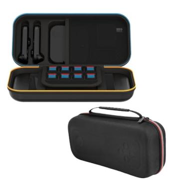 Imagem de Pssopp Caixa de Transporte de Chave, Saco de Armazenamento Portátil de Grande Capacidade de Grande Capacidade para Interruptor 2 Acessórios do Console Pro Controller