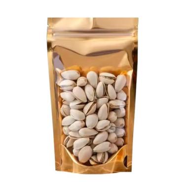 Imagem de Saco Stand Up Pouch Zip Metalizado Dourado 50 unidades (18x26)