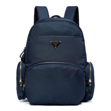 Imagem de Mochila de costas Cavalera acetinada azul, U