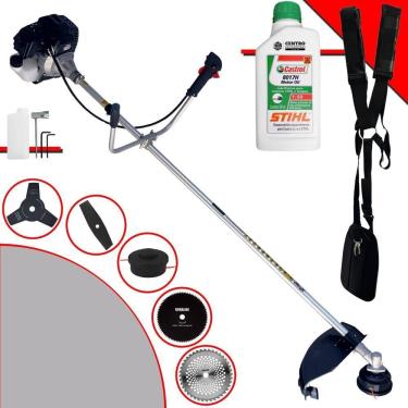 Imagem de Roçadeira Lateral Toyama Rt43lb25a 1,7hp 5 Em 1 + óleo Stihl