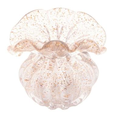 Imagem de Vaso De Vidro Italy Dourado 15,5 X 16 Cm Lyor