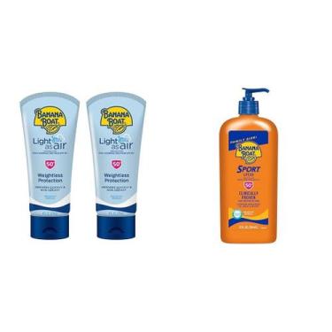 Imagem de Protetor solar Banana Boat Light As Air SPF 50, pacote duplo