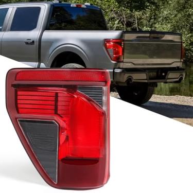 Imagem de KACHIR Luz traseira de halogênio 2024-2025 para Ford F-150 lâmpadas traseiras com ponto cego (módulo não incluído) lado esquerdo do motorista LH RL3Z13405C