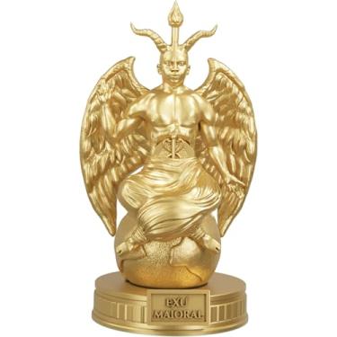 Imagem de Estátua Exu Maioral Imagem Umbanda Candomblé - Versão 2 (Cor Ouro)